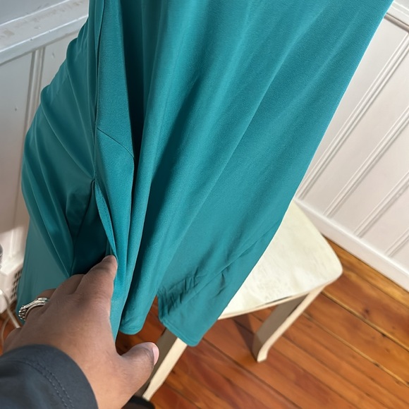 Sympli sleeveless teal Tunic Blouse - Picture 3 of 7